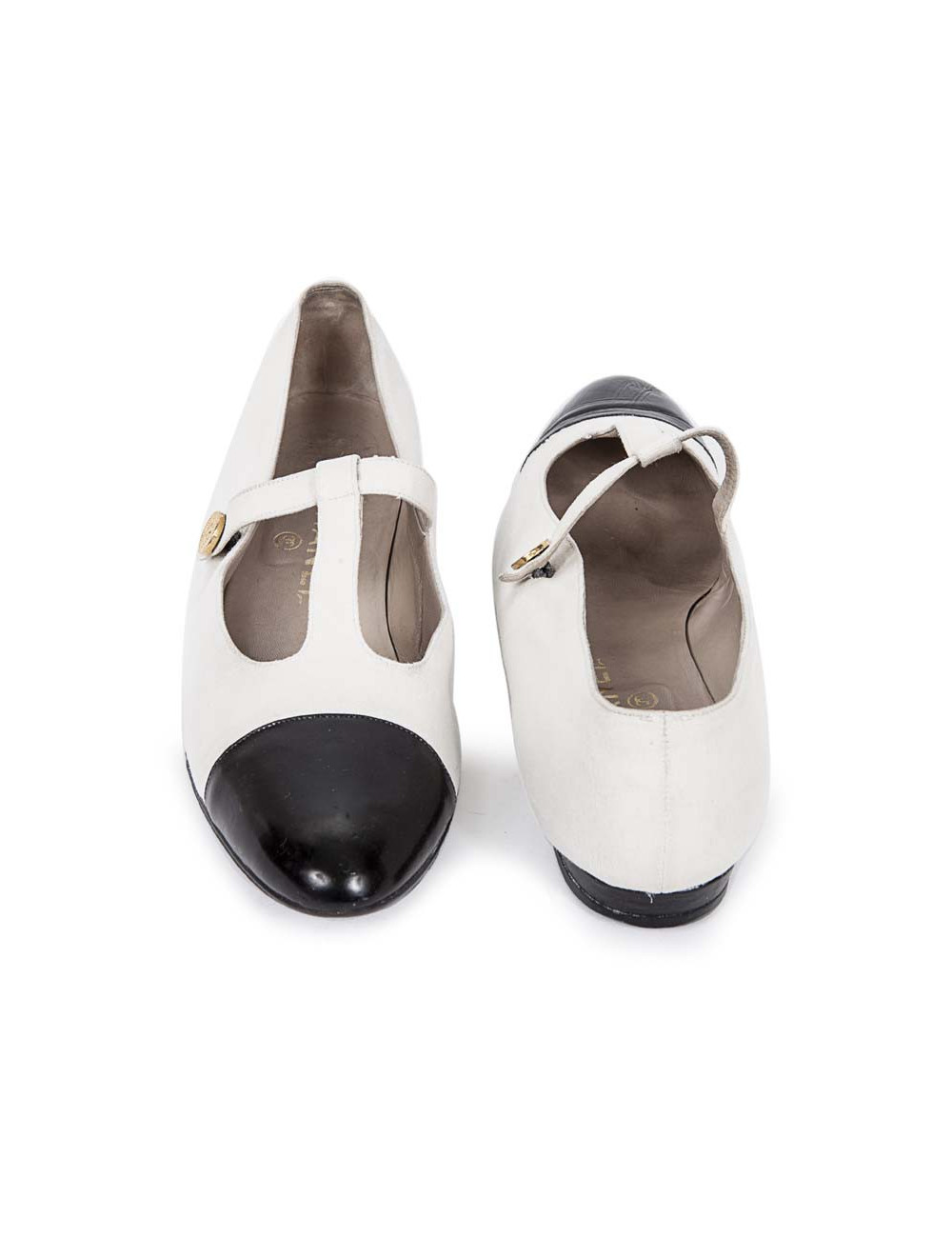 Ballerines CHANEL bicolores