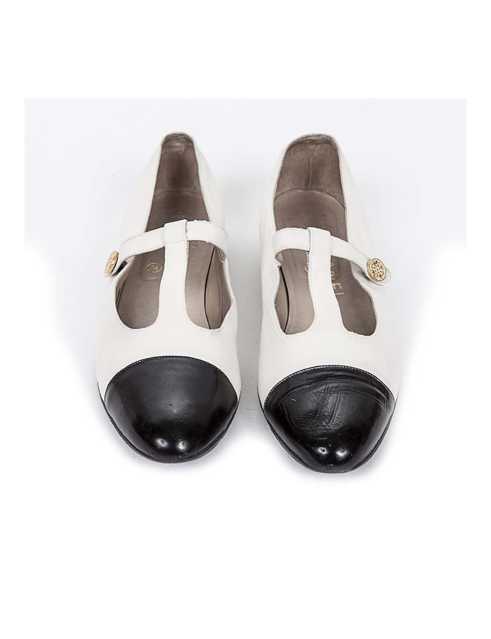 Ballerinas two-tone CHANEL T38