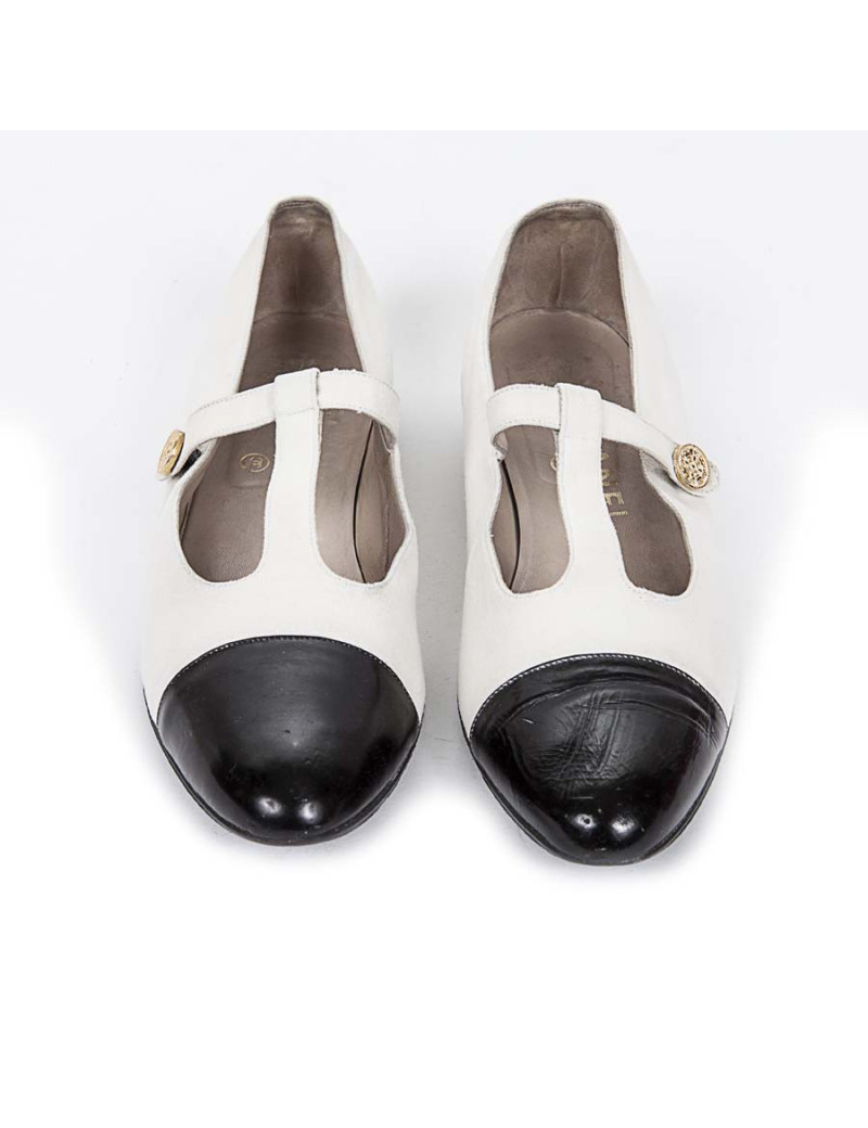 Ballerinas two-tone CHANEL T38