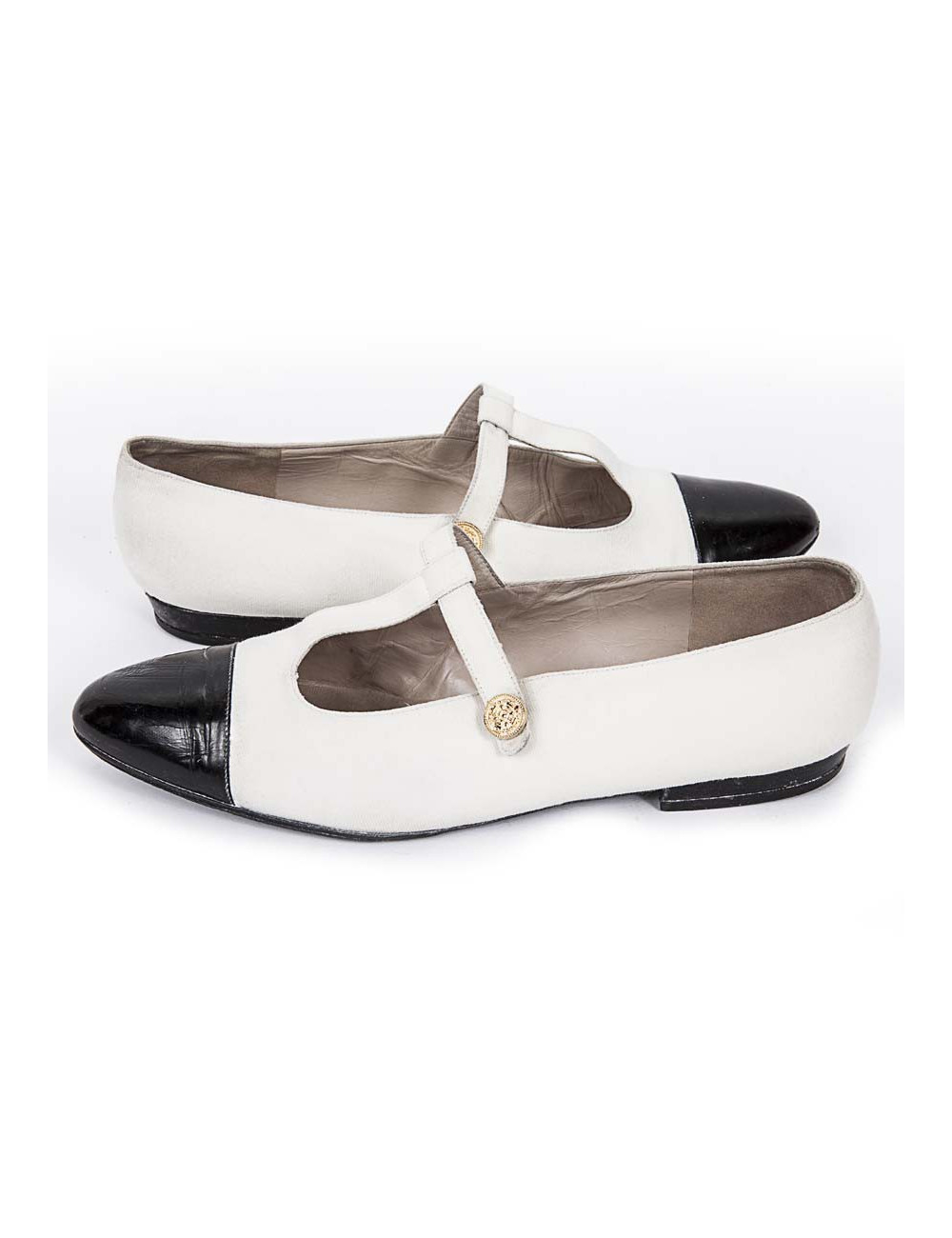 Ballerinas two-tone CHANEL T38