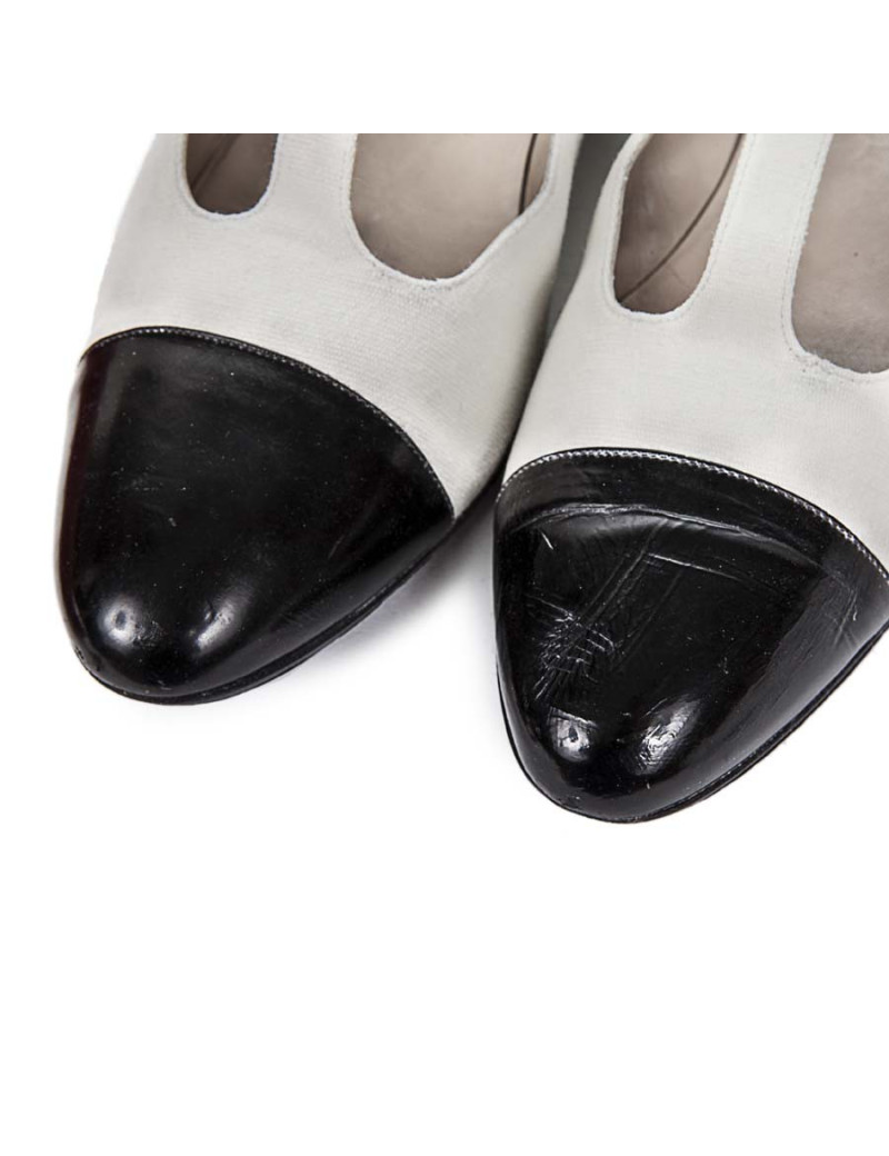 Ballerines CHANEL bicolore