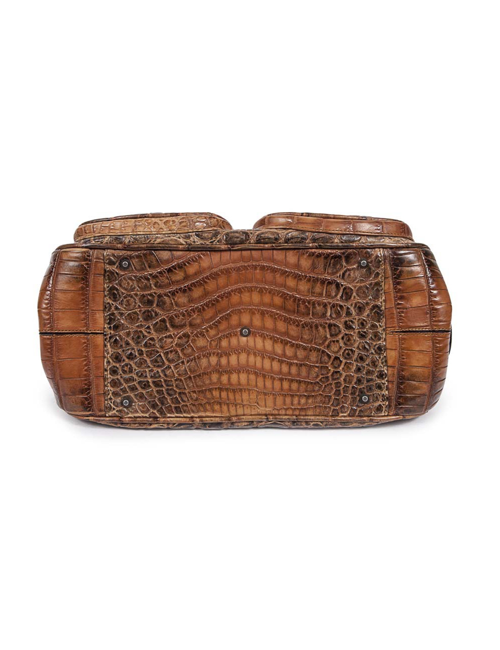 Sac DIOR en crocodile tabac