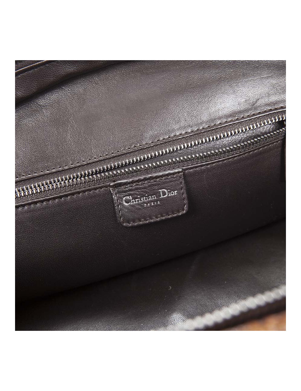 Sac DIOR en crocodile tabac