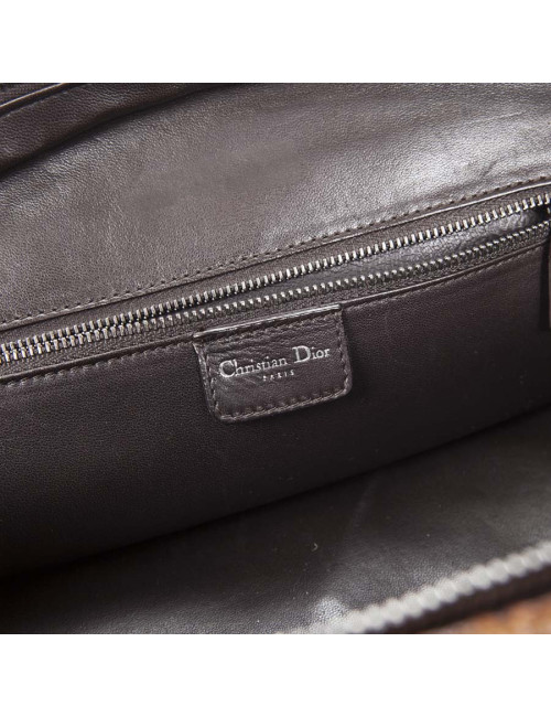 Sac DIOR en crocodile tabac