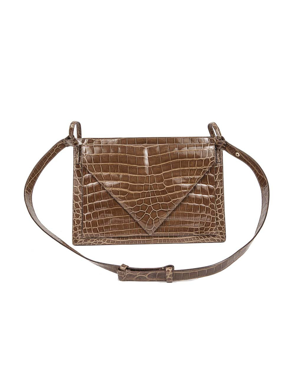 Sac BOTTEGA VENETA crocodile miel