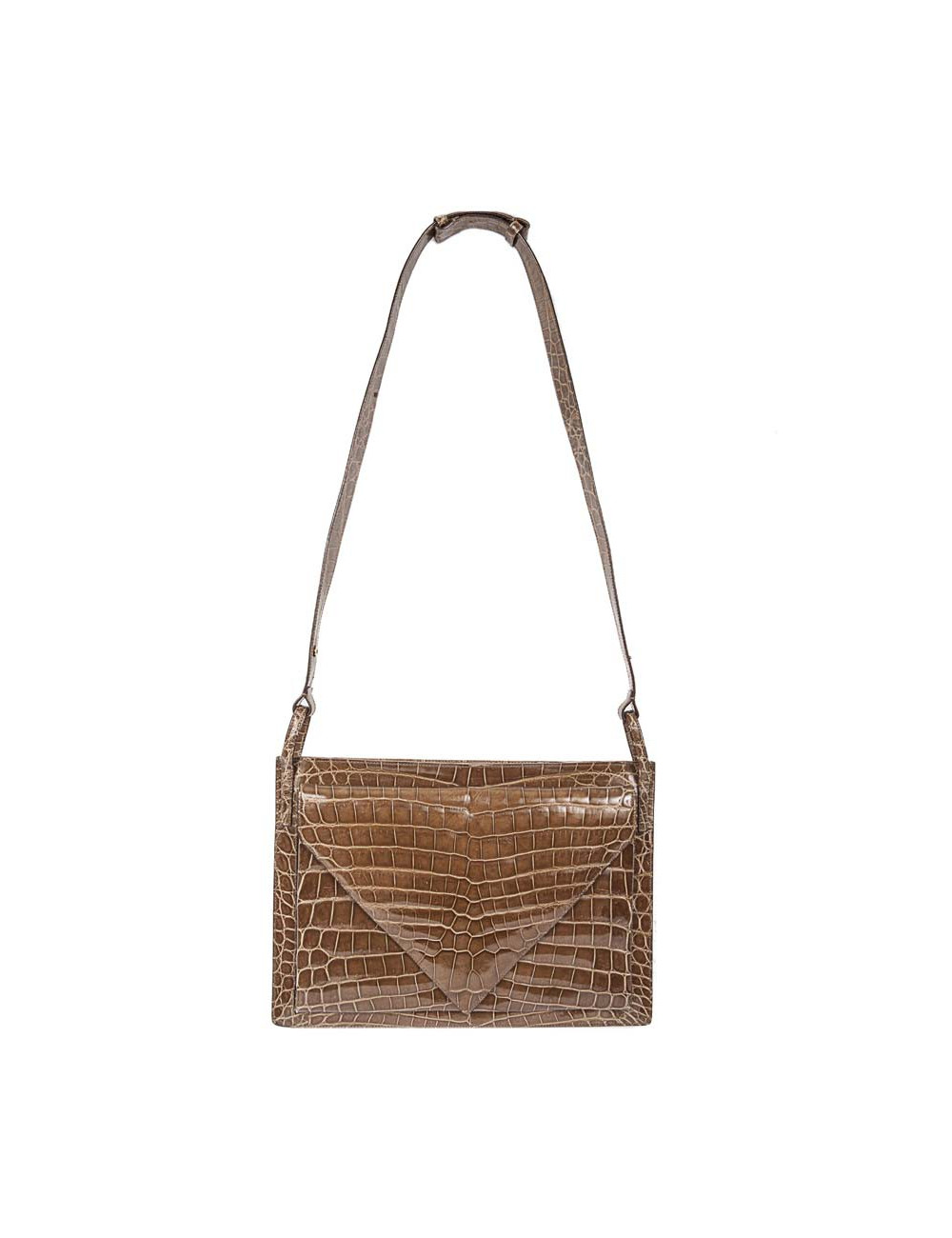 Sac BOTTEGA VENETA crocodile miel