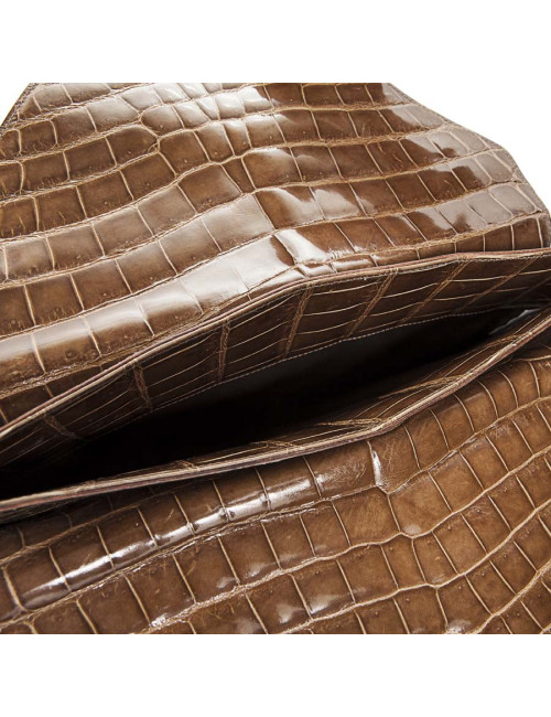 Sac BOTTEGA VENETA crocodile miel