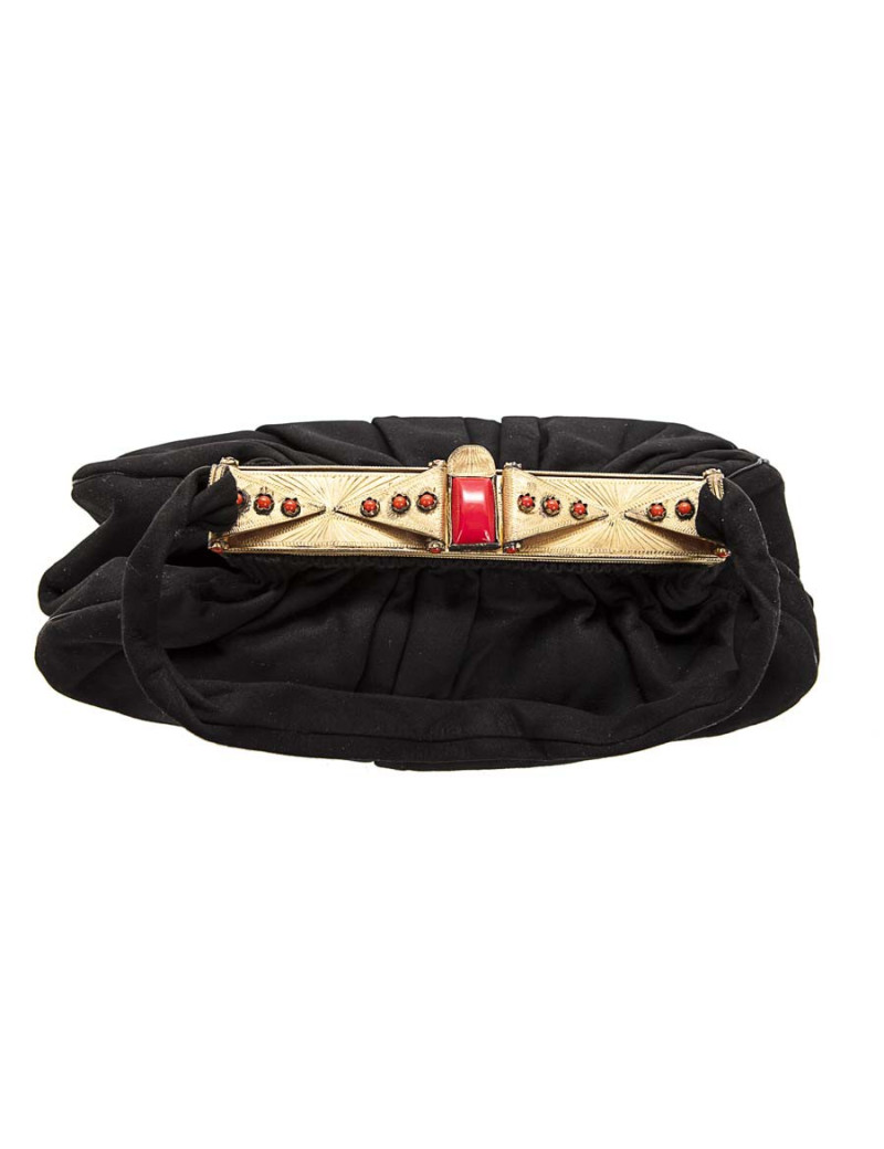 Sac en veau velours noir Vintage "40"