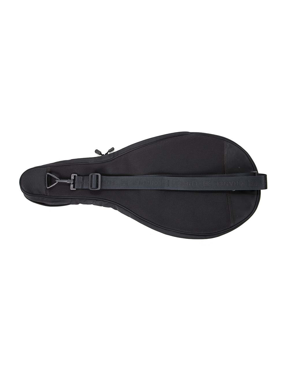 Housse raquette de tennis CHANEL toile noire
