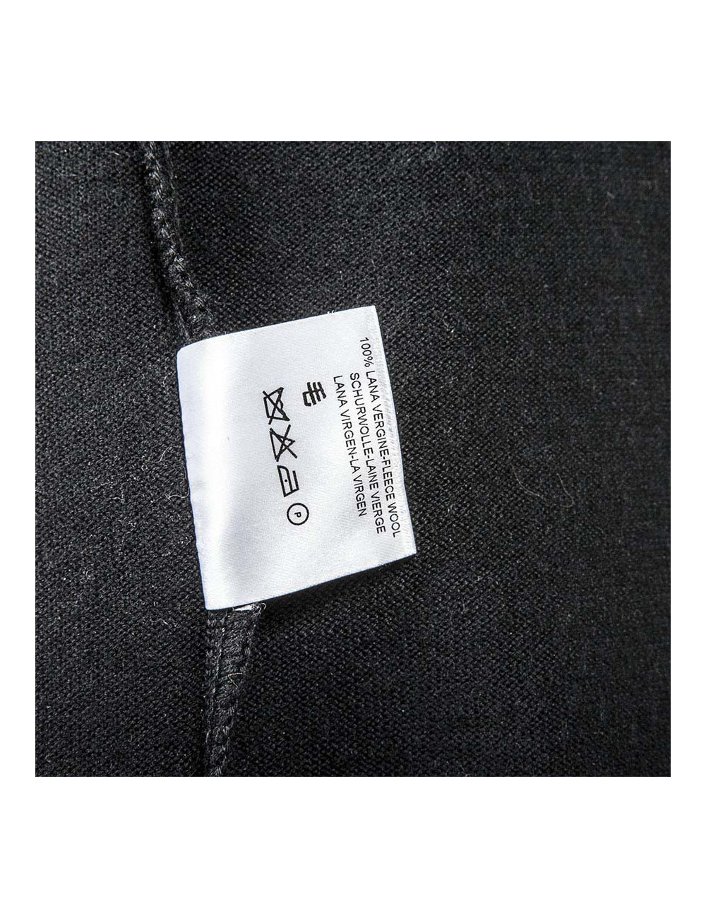 Robe VALENTINO en laine col au crochet noire