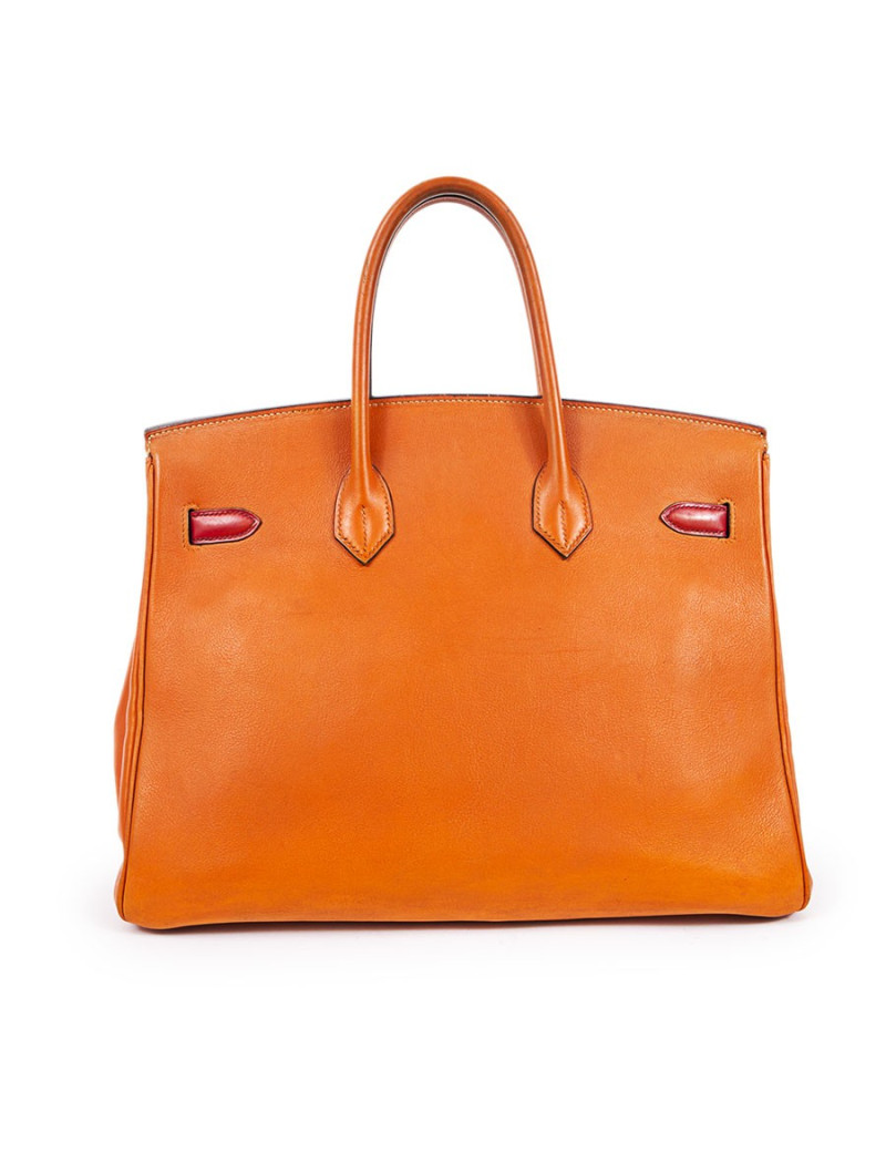 Birkin 35  HERMES en veau swift tricolore
