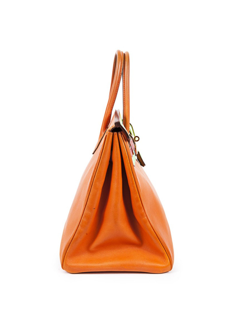 Birkin 35  HERMES en veau swift tricolore