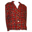 Red CHANEL tweed jacket