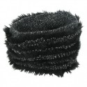 Turban and black cashmere CHANEL chimney collar