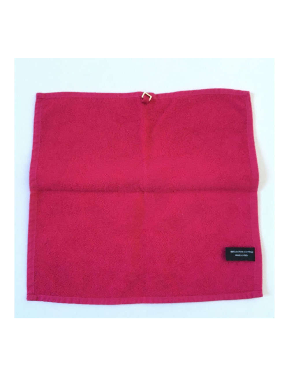 Serviette CHANEL en coton éponge rose