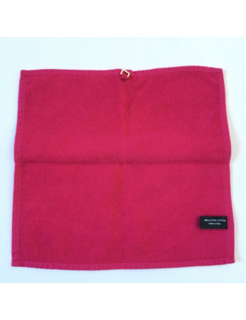 CHANEL cotton sponge towel pink