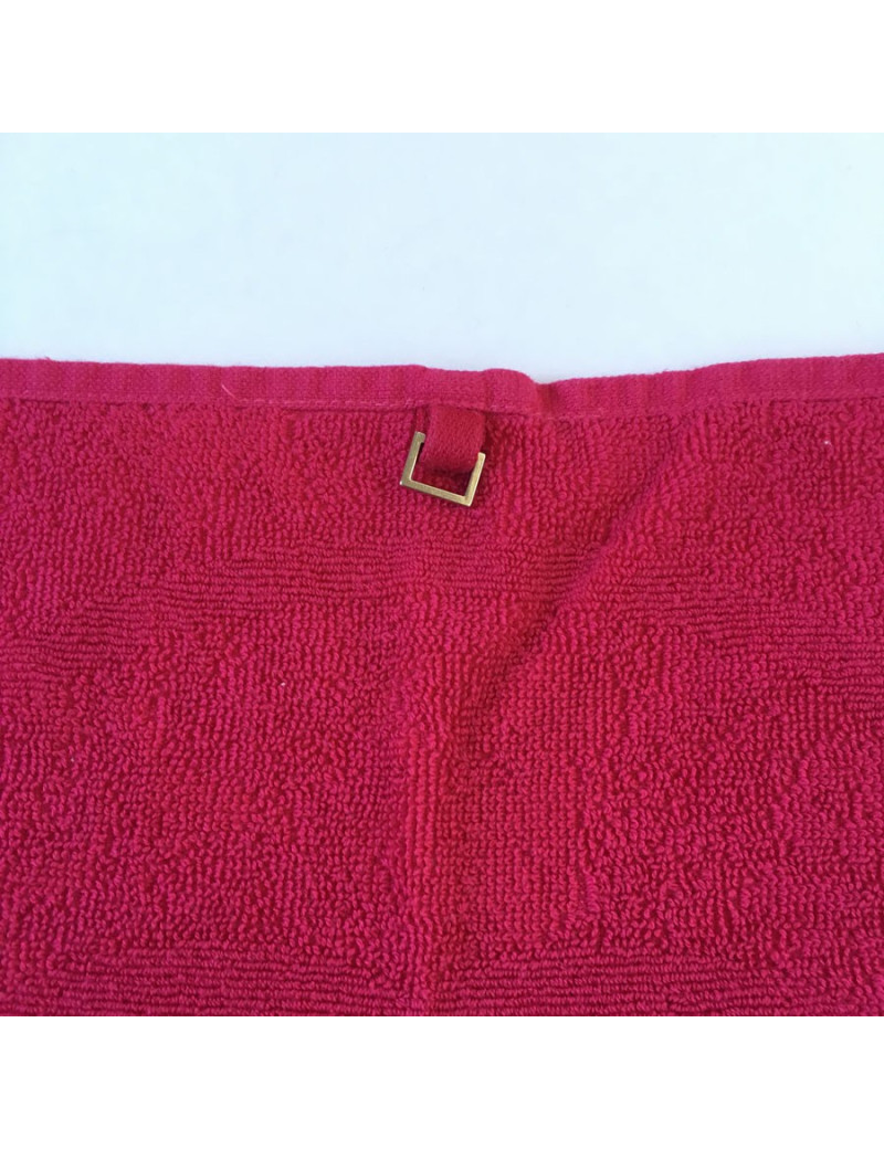 CHANEL cotton sponge towel pink