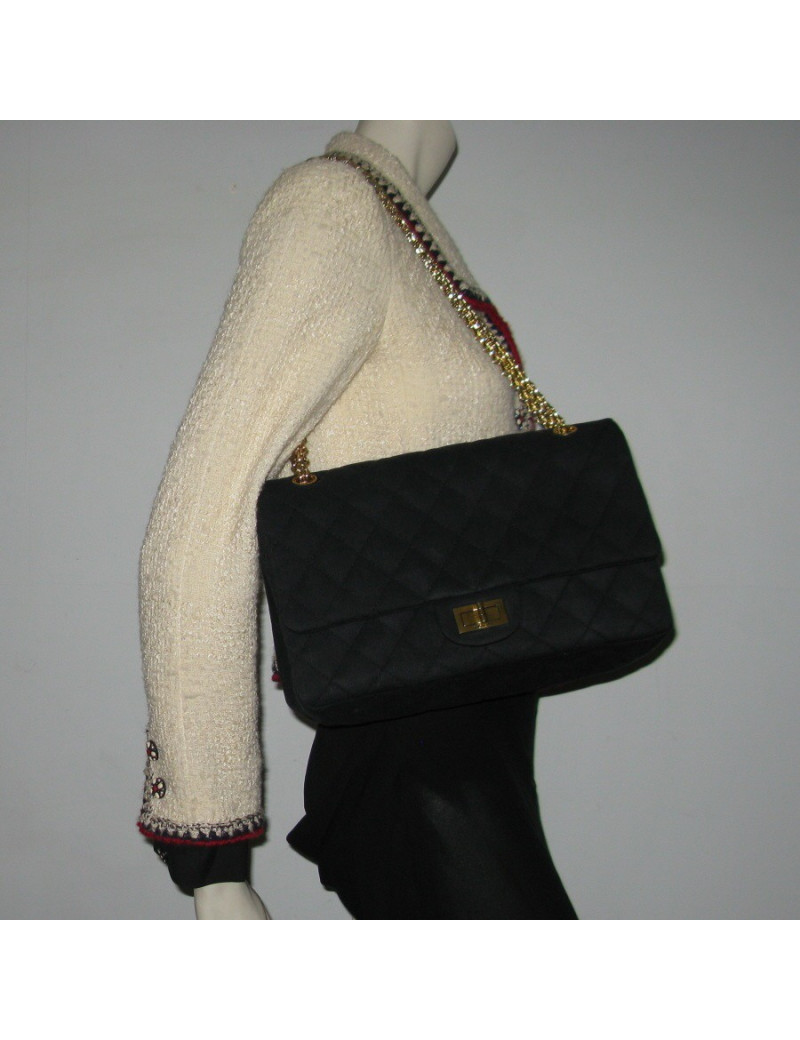 2.55 denim noir CHANEL