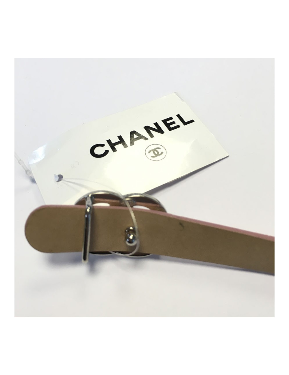 xxx Ceinture CHANEL en cuir rose 