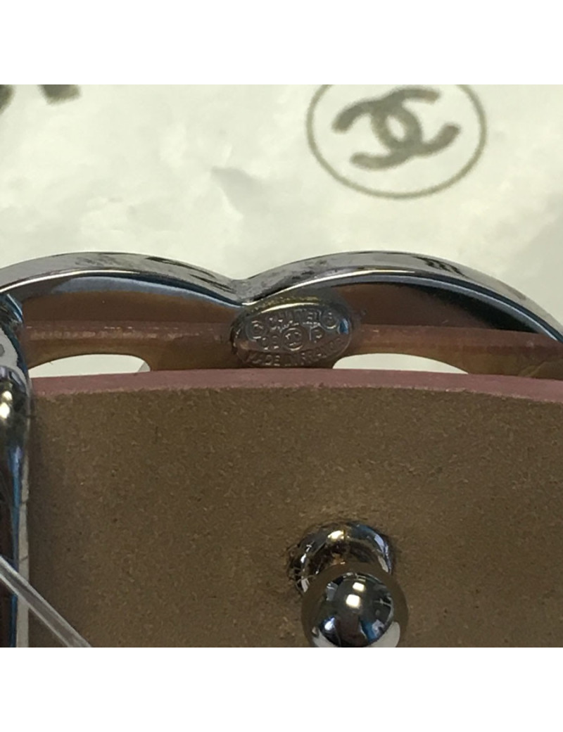 xxx Ceinture CHANEL en cuir rose 