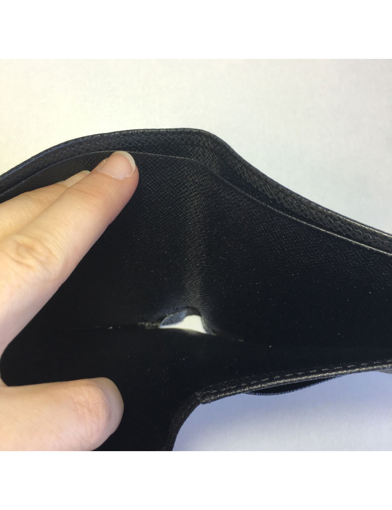 xxx Portefeuille Multiple LOUIS VUITTON en cuir taïga 