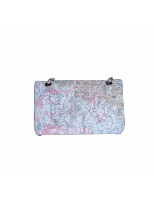 Timeless CHANEL in canvas patterns camellias silver jewelry