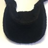 CHANEL black visor in sponge size M