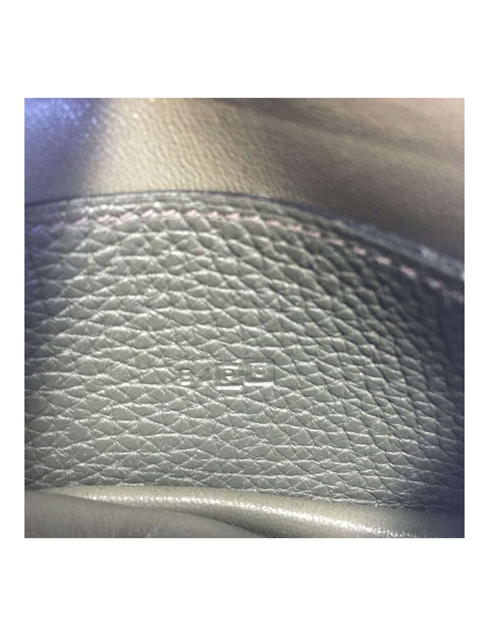 HERMES Dogon wallet khaki togo leather