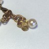 Necklace MARGUERITE of VALOIS in pearls and fleurette glass