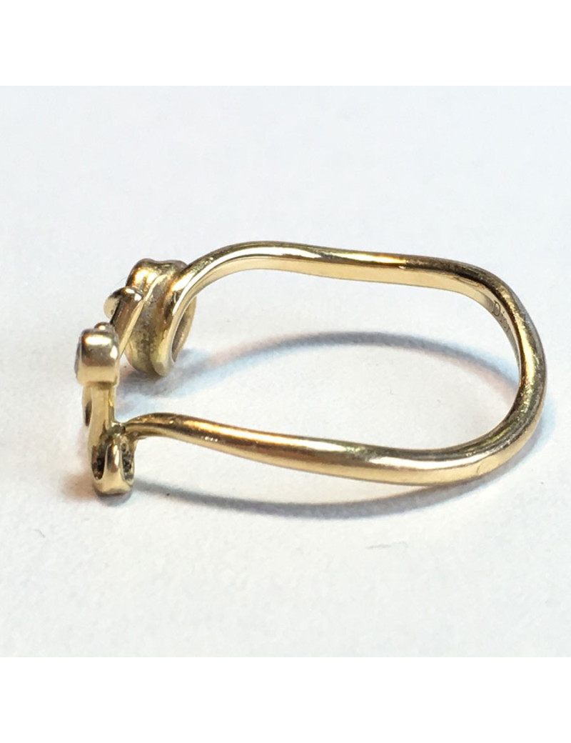 Yellow Gold Ring 'Yes' DIOR and diamond T54