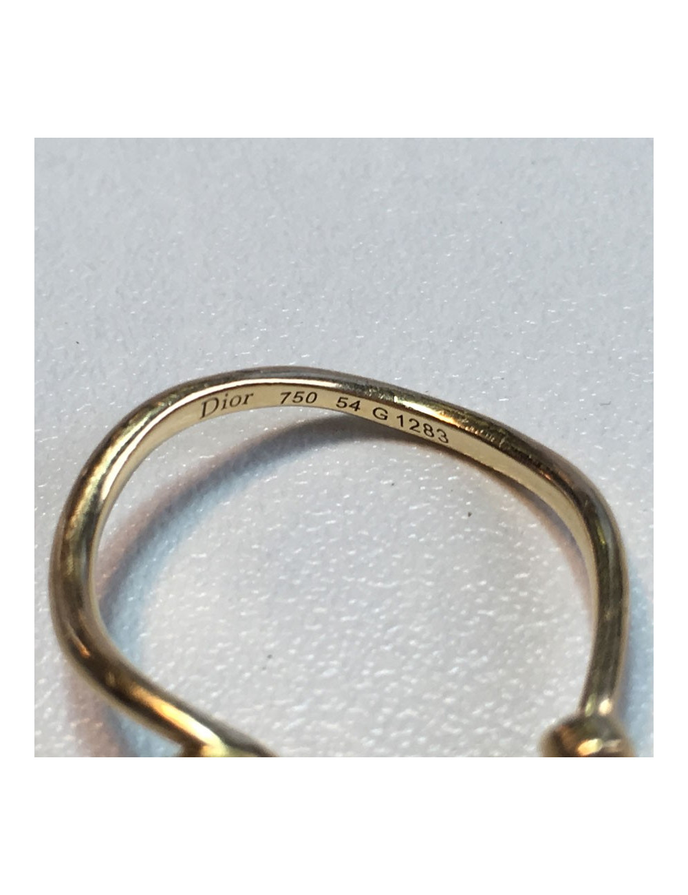 Yellow Gold Ring 'Yes' DIOR and diamond T54