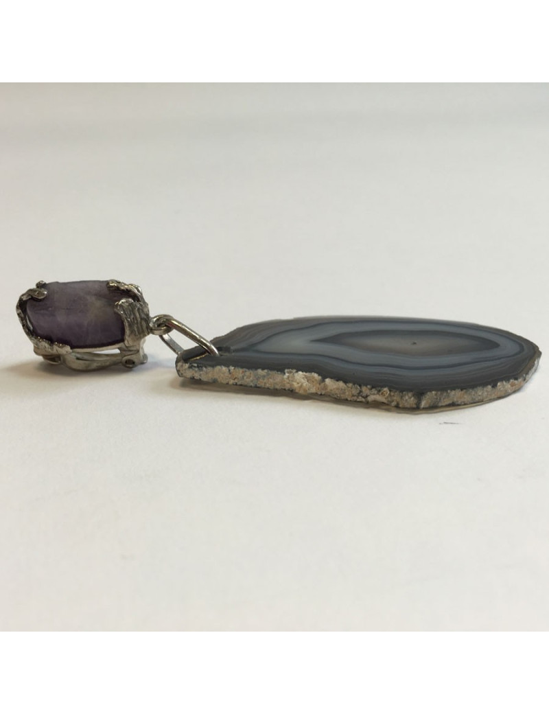 Clips by pierre YVES SAINT LAURENT earrings violet