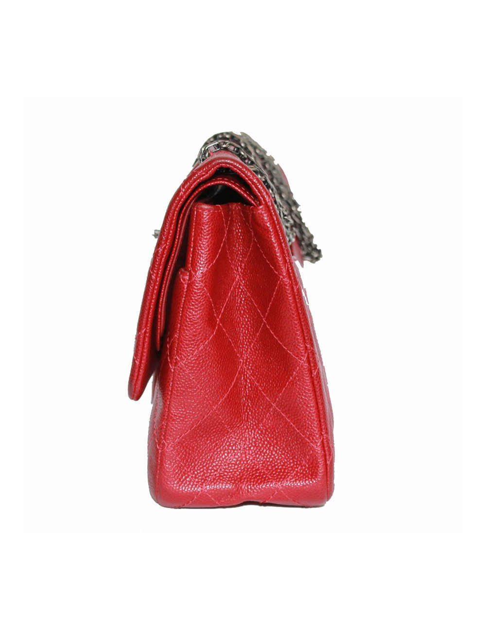 Sac 2.55 CHANEL veau grainé rouge