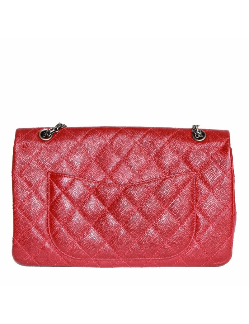 Sac 2.55 CHANEL veau grainé rouge