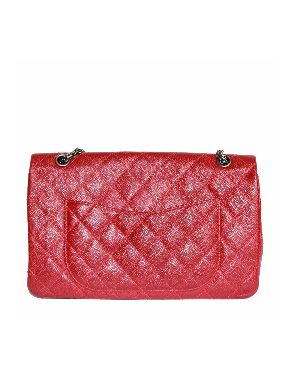 Sac 2.55 CHANEL veau grainé rouge