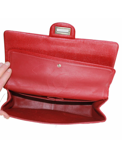Sac 2.55 CHANEL veau grainé rouge