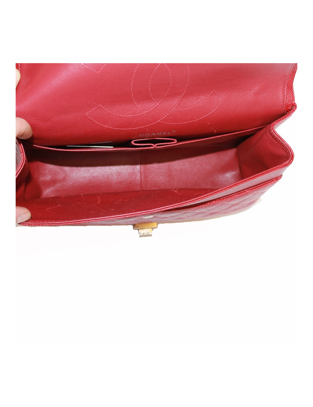 Sac 2.55 CHANEL veau grainé rouge