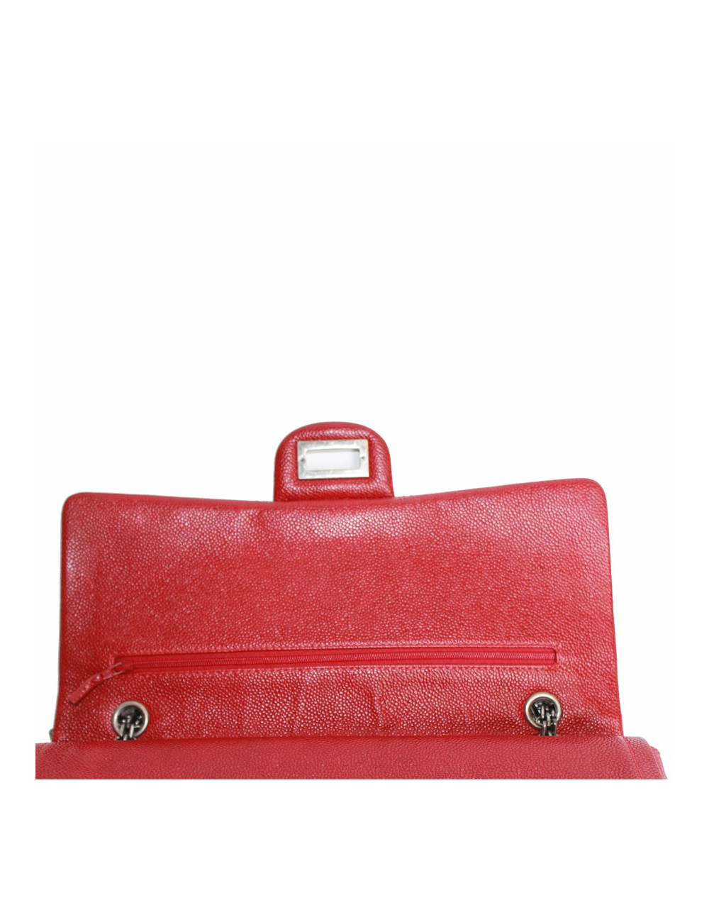 Sac 2.55 CHANEL veau grainé rouge