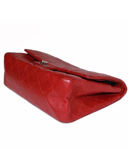 Sac 2.55 CHANEL veau grainé rouge