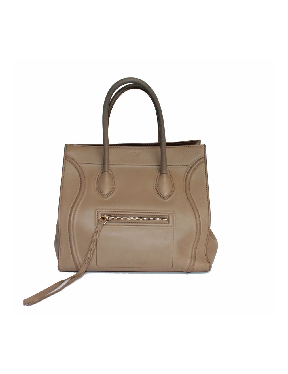Sac "Phanthom" CELINE cuir taupe