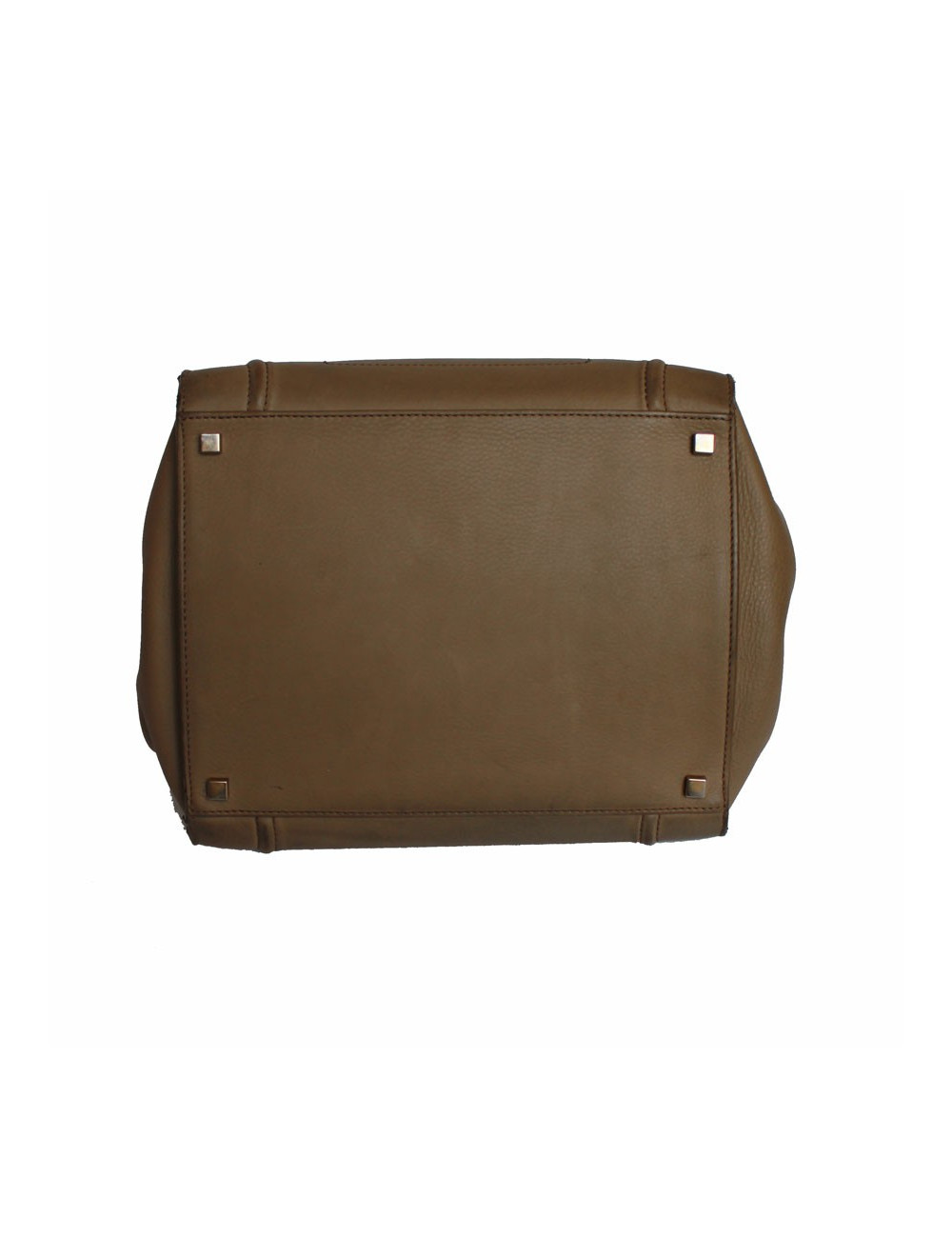 Bag luggage "Phantom" CELINE leather taupe