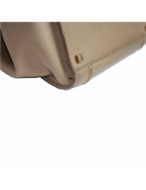 Bag luggage "Phantom" CELINE leather taupe