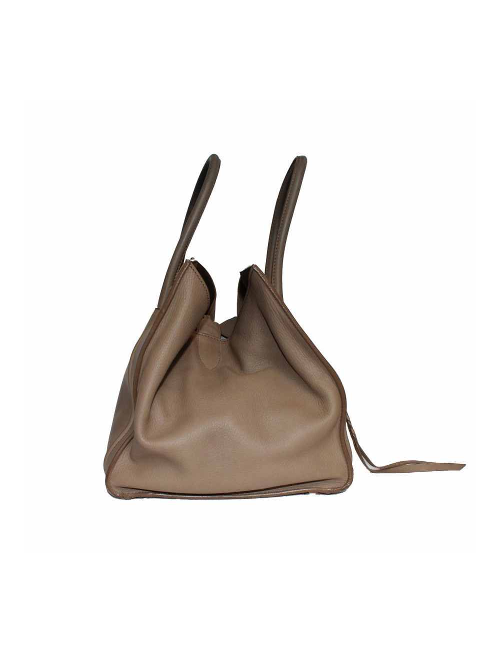 Sac "Phanthom" CELINE cuir taupe