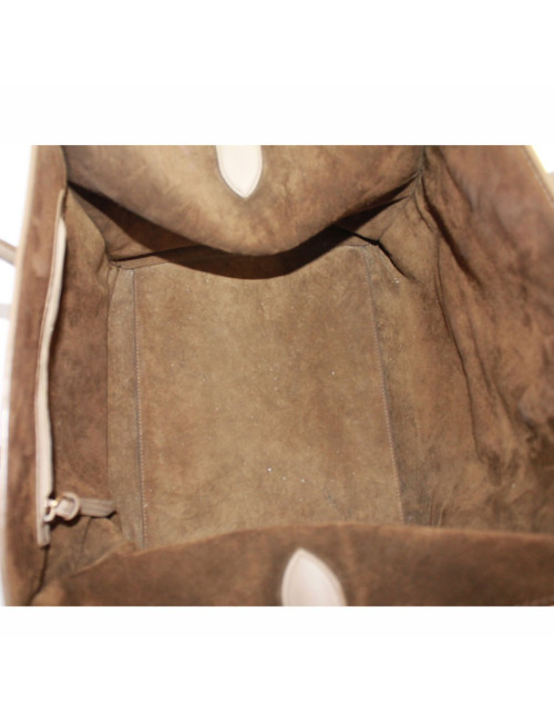 Bag luggage "Phantom" CELINE leather taupe