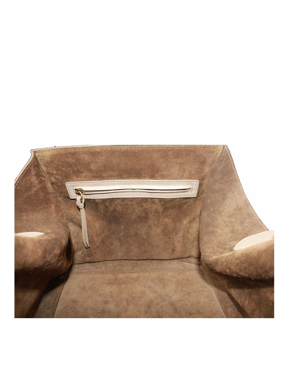 Sac "Phanthom" CELINE cuir taupe