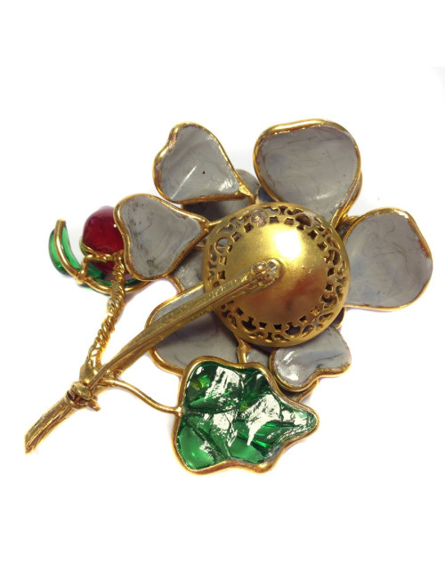 PIN seam MARGUERITE of VALOIS flower glass