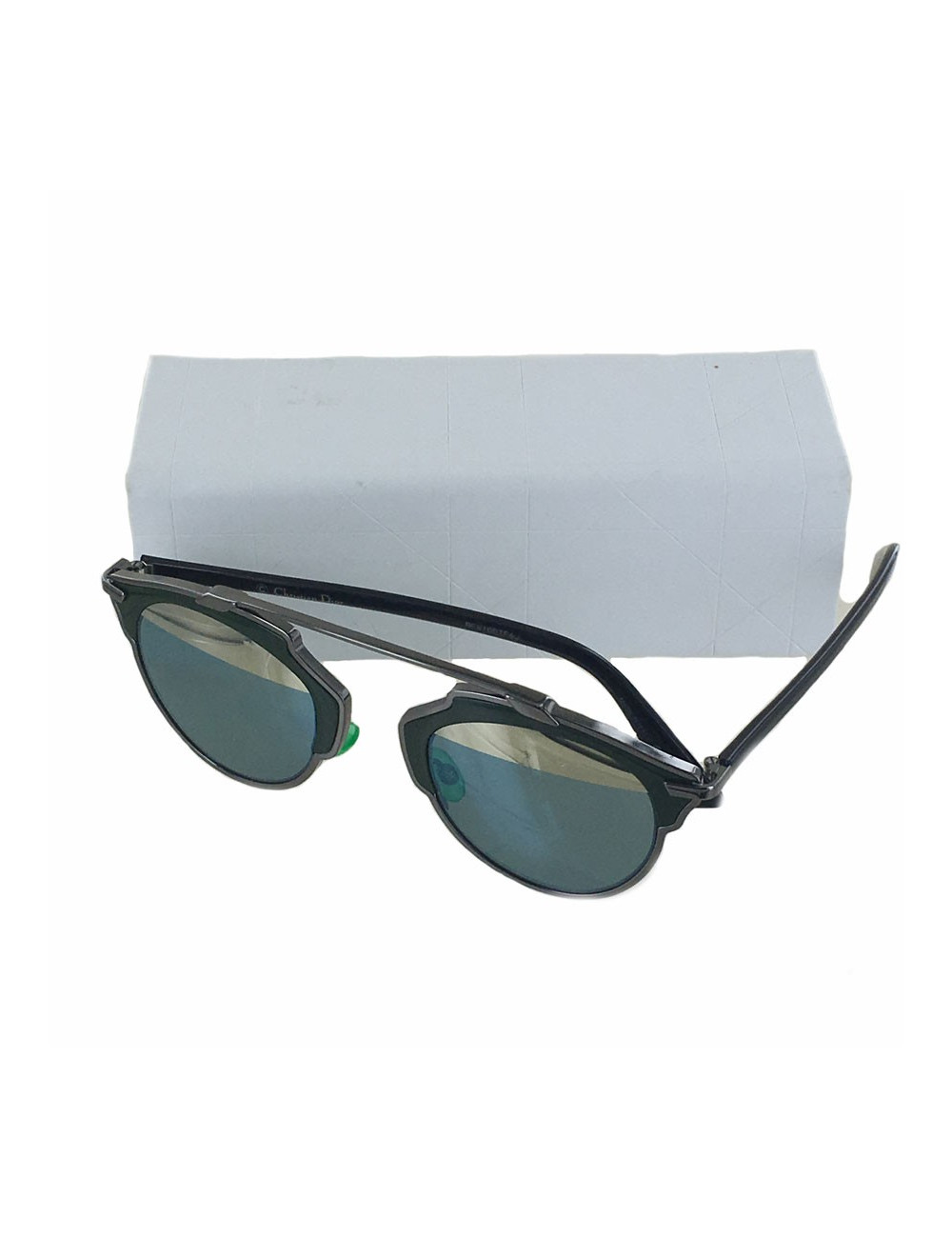 So real DIOR sunglasses green branches black