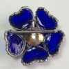 Sapphire glass GRIPOIX brooch