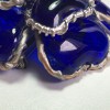 Sapphire glass GRIPOIX brooch