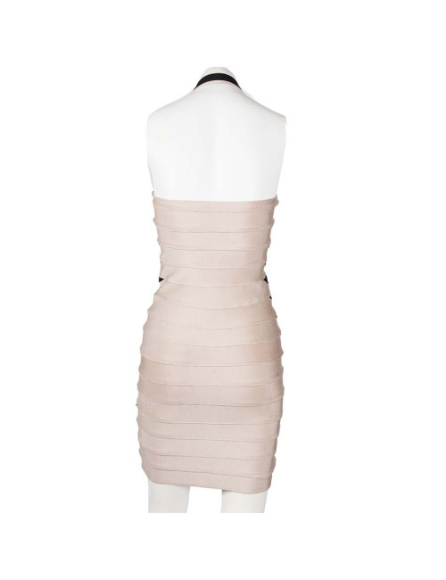 Robe CHANTAL TEMAM noire et vieux rose